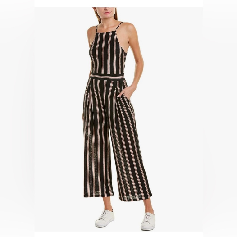 Joie high neck linen jumpsuit | small